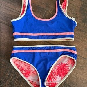 Maaji Blue and Pink Kids Swim Bikini